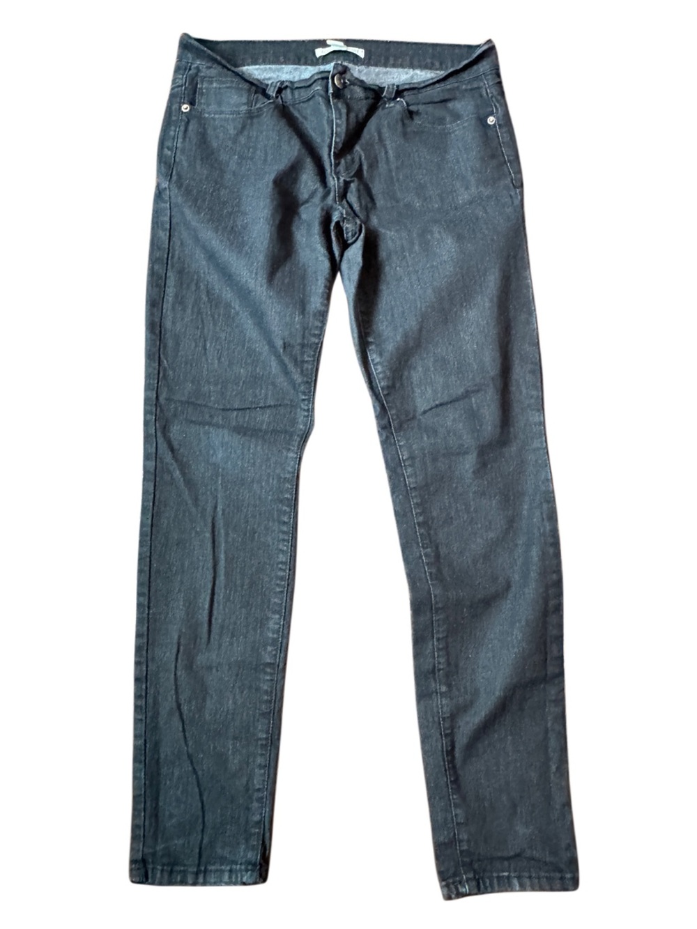 Forever 21 Black Low Rise Skinny Jeans Size 30 Stretch Denim